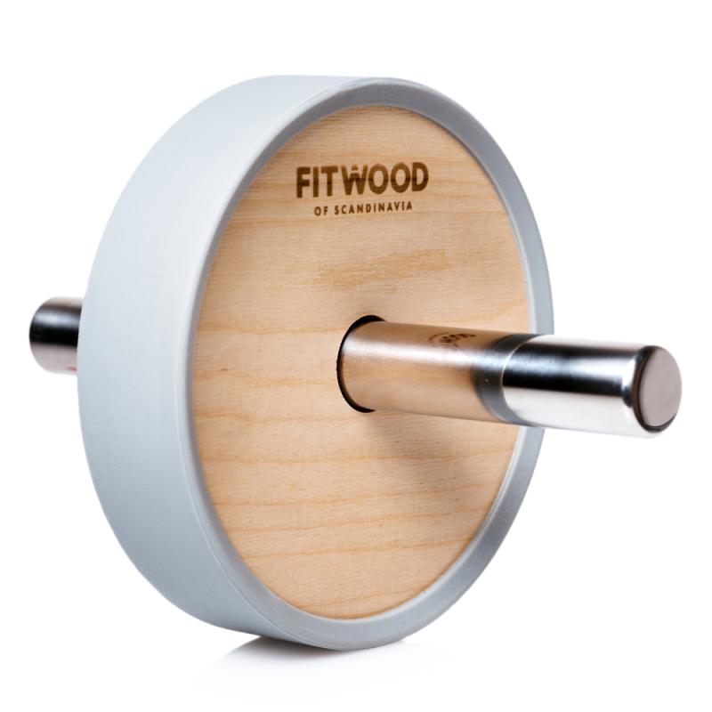 Fitwood Kivi Ab Wheel - Effektivt Træningshjul i Træ og Stål