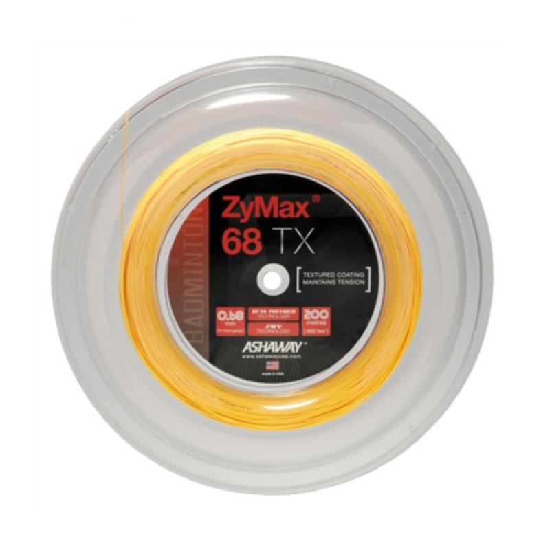Ashaway Zymax 68 Tx 200m Gul - Badmintonstrengtilbud!