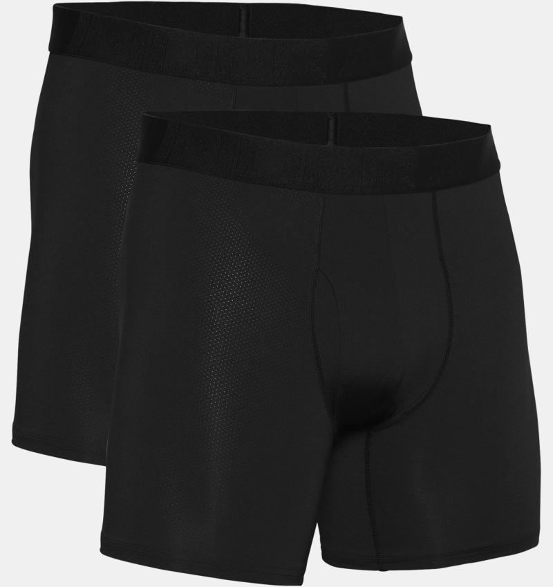 Under Armour Mesh 6 Boxerjock 2-pak - Sort til Træning