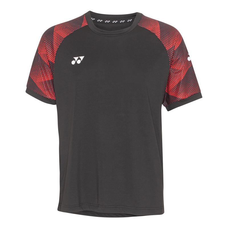 Yonex Junior Trænings T-shirt - Sort og Rød Design
