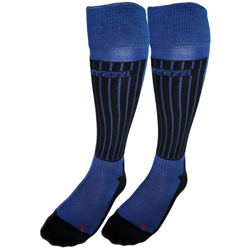 Accezzi Merino 50 Skistrømper - 2 Par i Blå