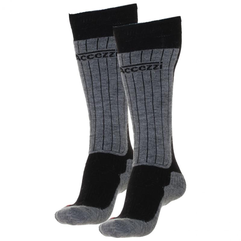 Accezzi Merino 50 Skistrømper - 2 Par i Sort