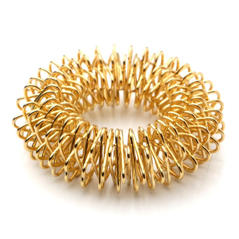 Akupressur Ringe - Guld Finger Roller til Afslapning