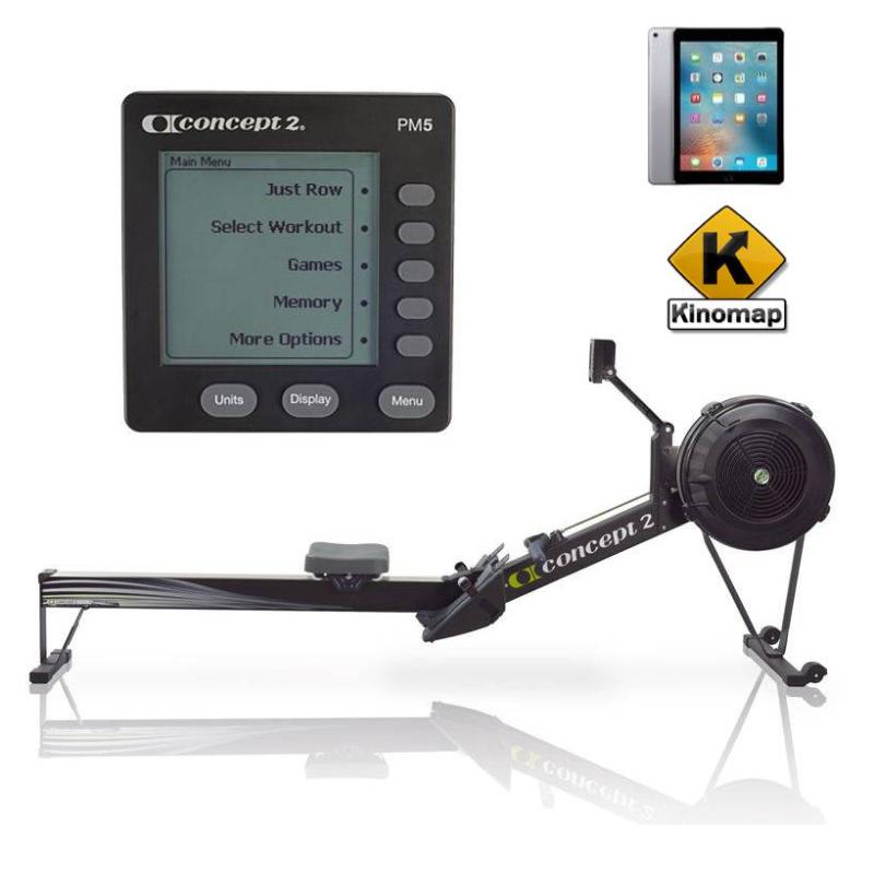 Concept2 Model D Pm5 Romaskine - Sort Kvalitet!