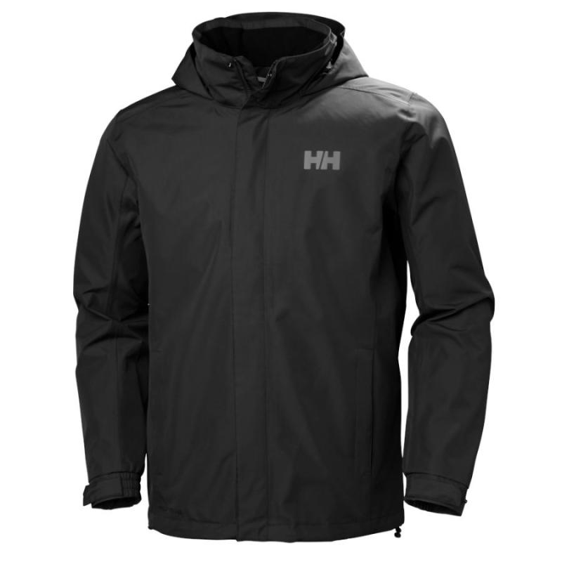 Helly Hansen Dubliner Regnjakke til Herre - Sort Kvalitet