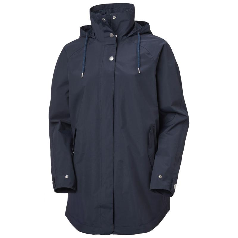 Helly Hansen Valentia Regnfrakke til Dame - Navy