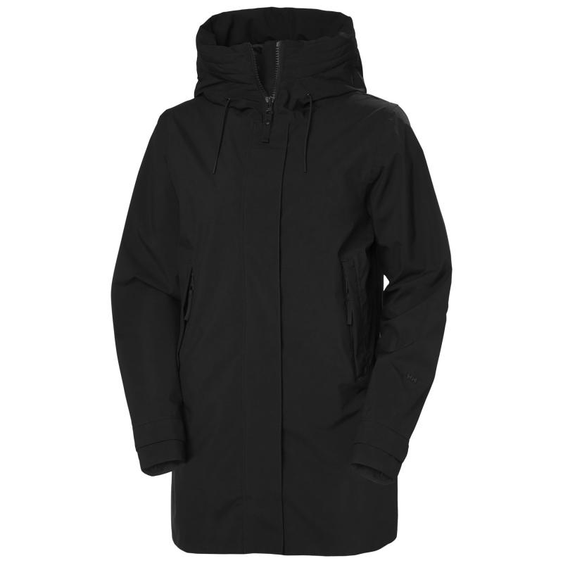 Helly Hansen Victoria Regnfrakke til Dame - Sort Elegance