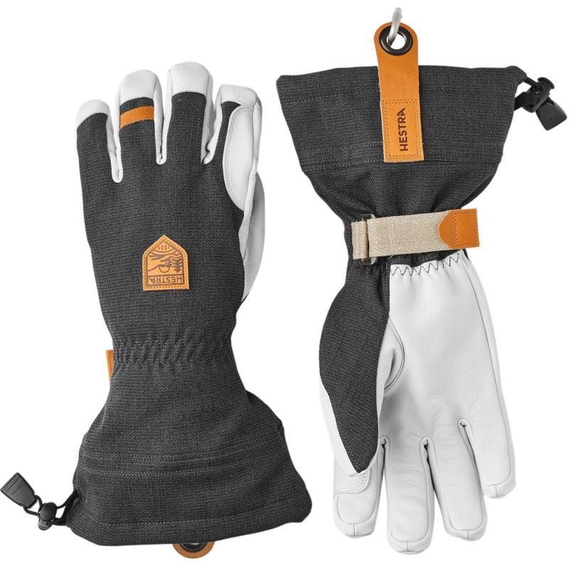 Hestra Army Leather Patrol Gauntlet  Skihandsker  Mørkegrå
