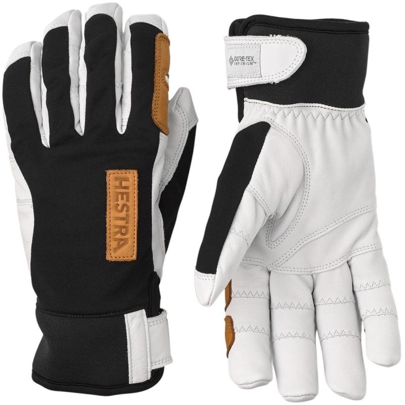 Hestra Ergo Grip Active Uld Terry Handsker - Sort/Hvid