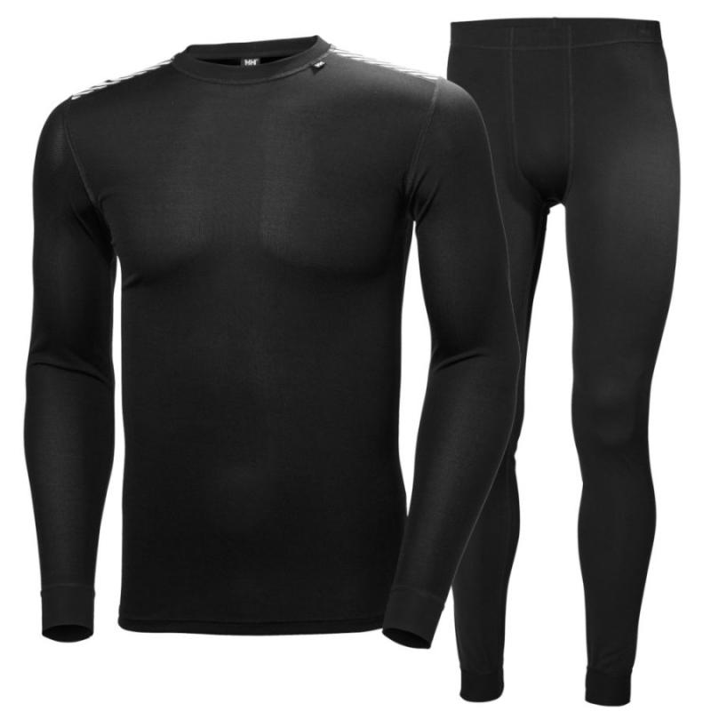 Helly Hansen Comfort Light Skiundertøjssæt til Herrer - Sort