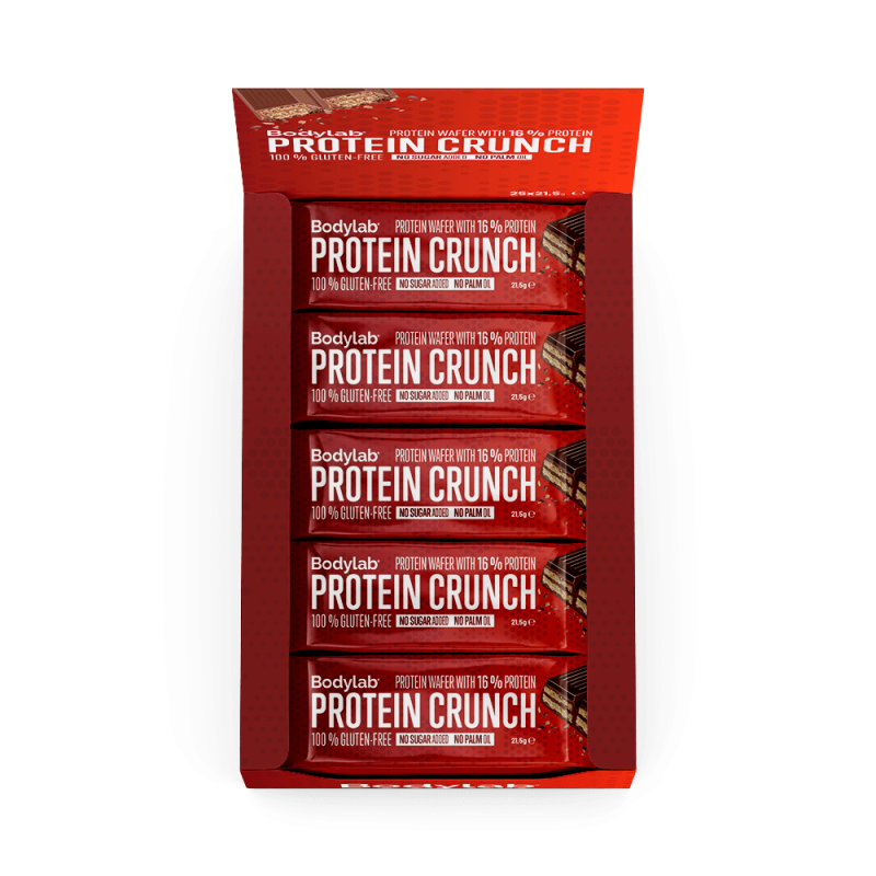 Bodylab Protein Crunch Bar - 25 x 21,5 g Energi Snack