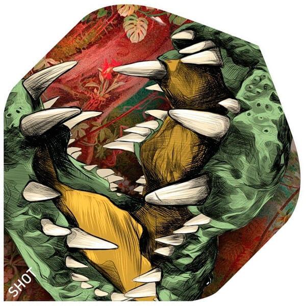 Americana Chomp Flights - Kvalitets dart flights 100 Micron