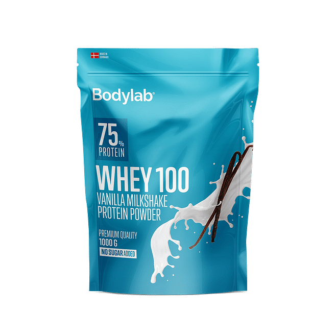 Bodylab Whey 100 - 1 Kg Vanilje Milkshake Tilbud!