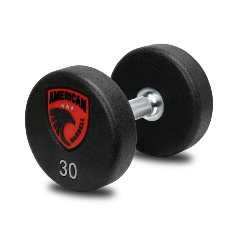 American Barbell Urethane Håndvægtsæt 22-40 Kg - Tilbud!