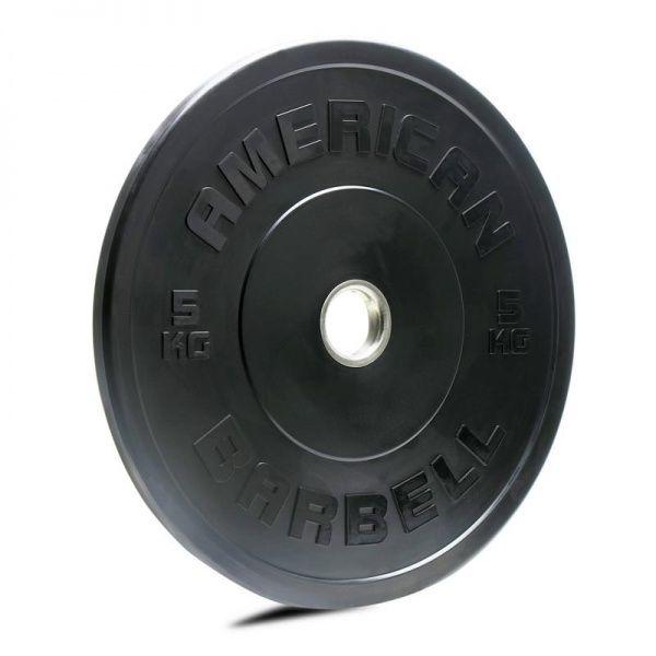 American Barbell 5 Kg Sort Vægtskive - Kvalitet til Træning