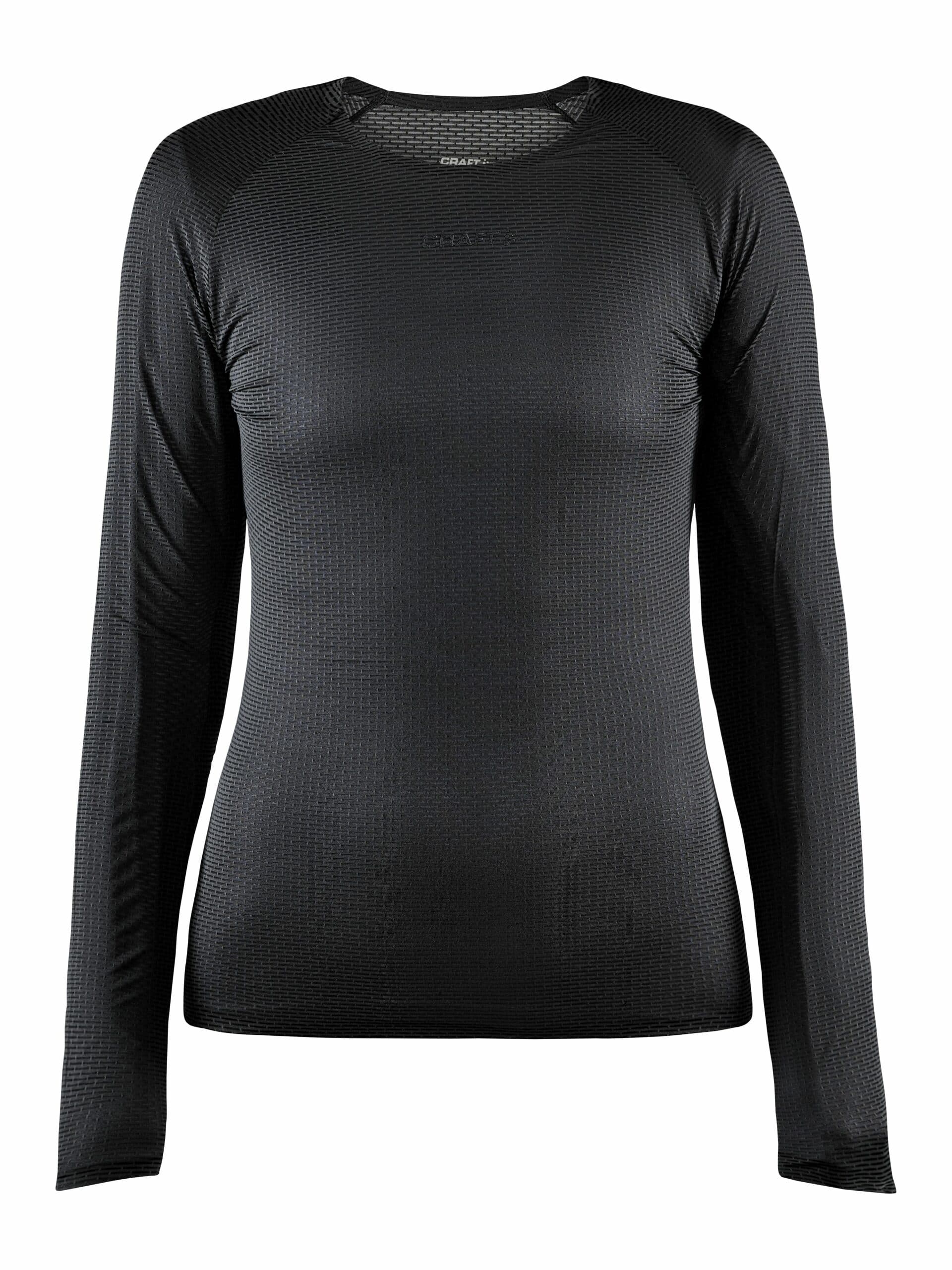 Højfunktionel Langærmet T-shirt til Kvinder - Black