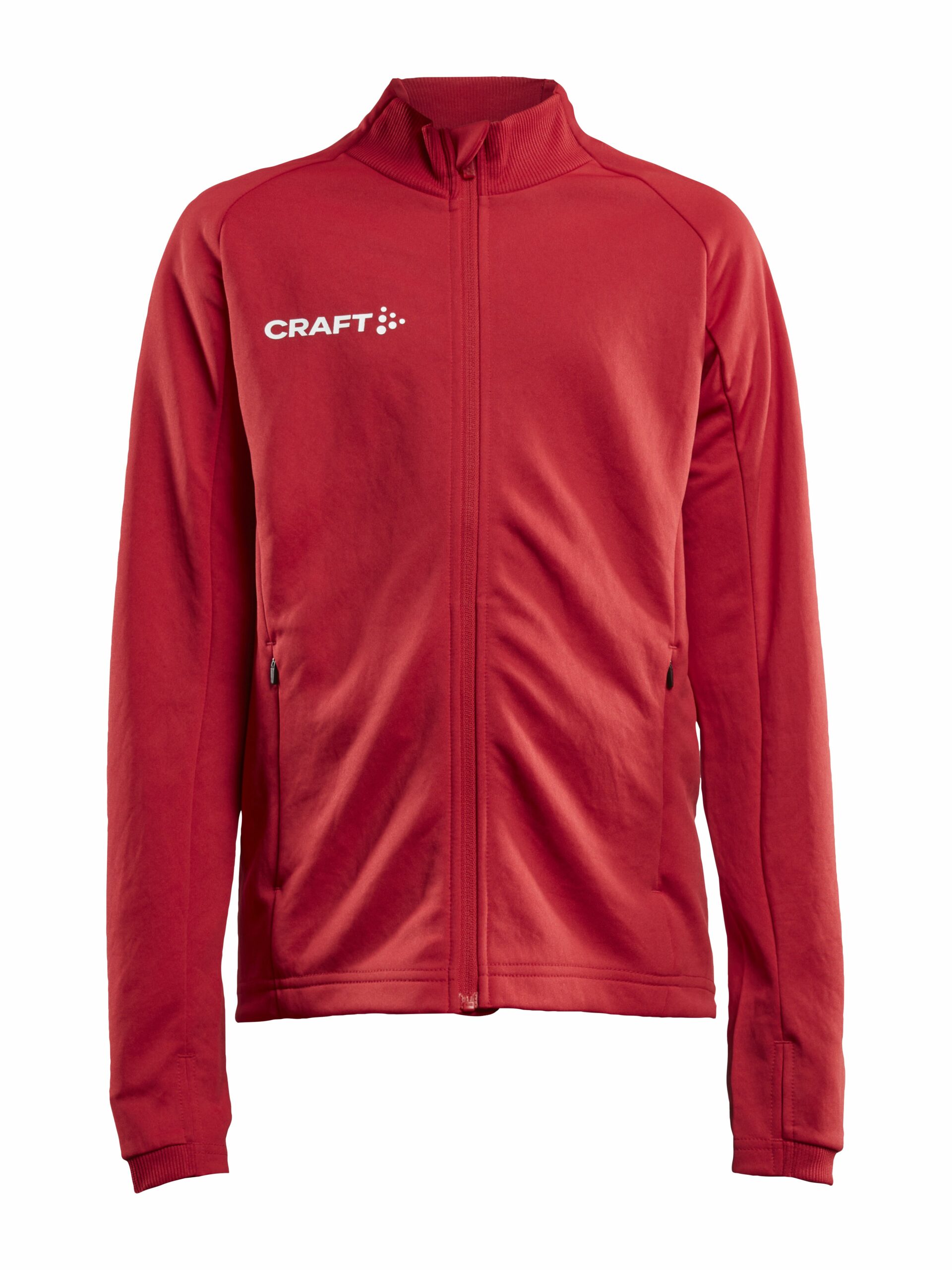 Craft Evolve Full Zip Jr - Rød Træningsjakke til Juniorer
