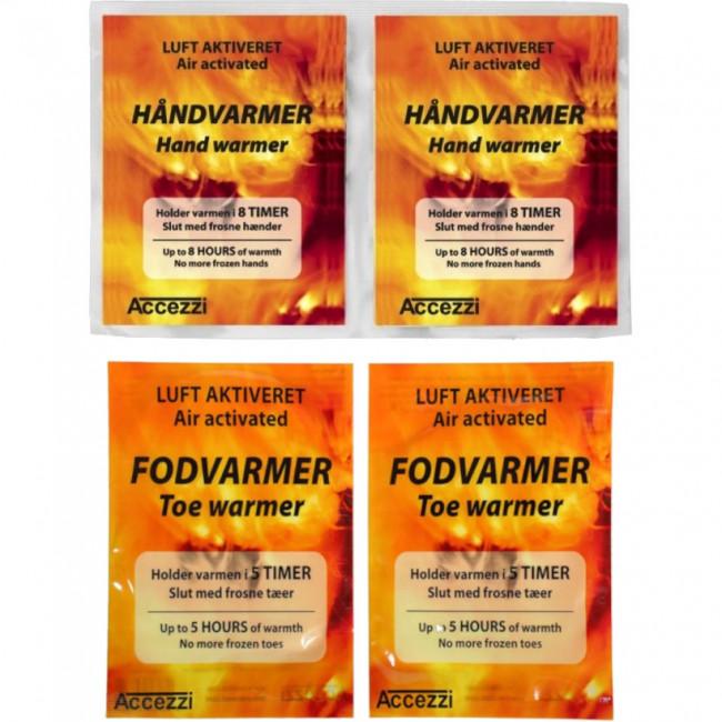 Accezzi Hånd- og Fodvarmer - 5 Par Til Kold Vejr