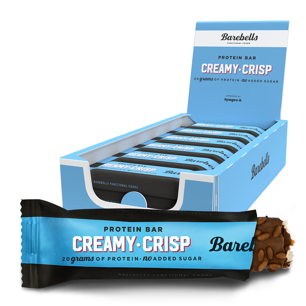 Barebells Proteinbar - Creamy Crisp 12x 55g på tilbud!