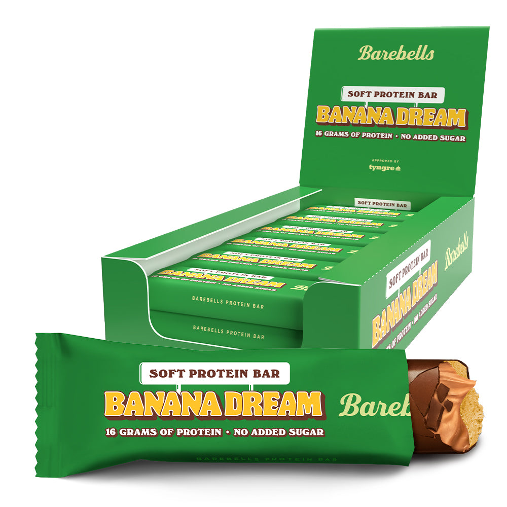 Barebells Soft Proteinbar - Banan Drøm 12x 55g