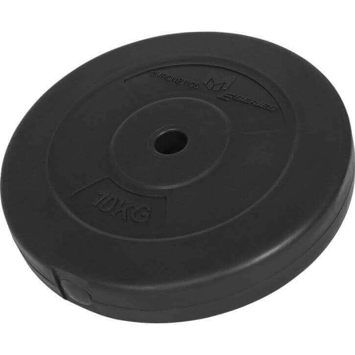 25 Mm Vægtskive i Plast - 100 Kg til Styrketræning