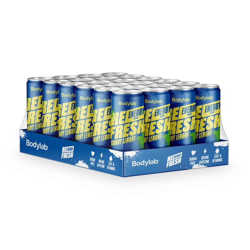 Forfriskende Energidrik 24 X 330 Ml - Sunny Lemon