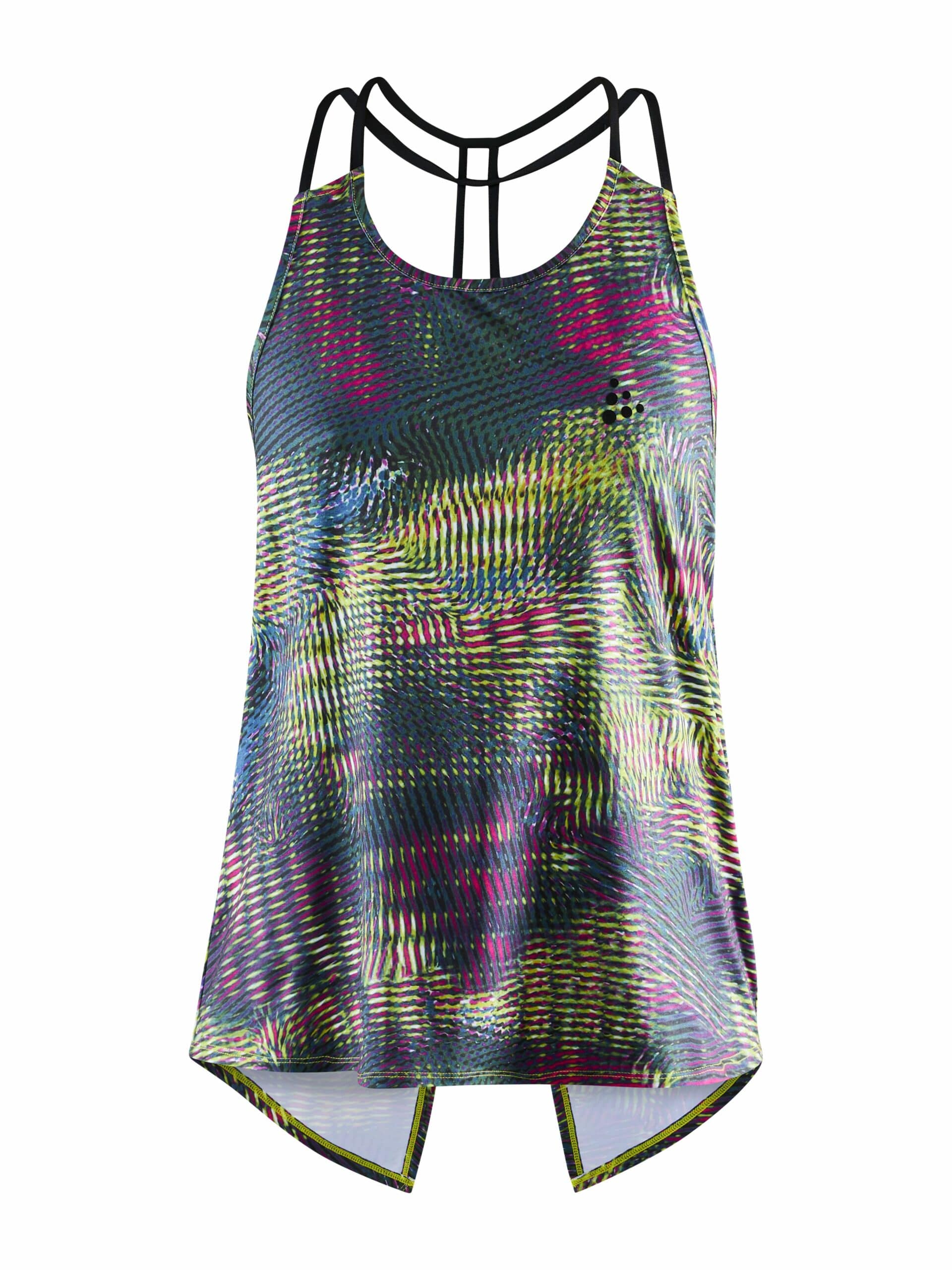 Craft Untmd Strap Singlet til kvinder - Multi Black tilbud