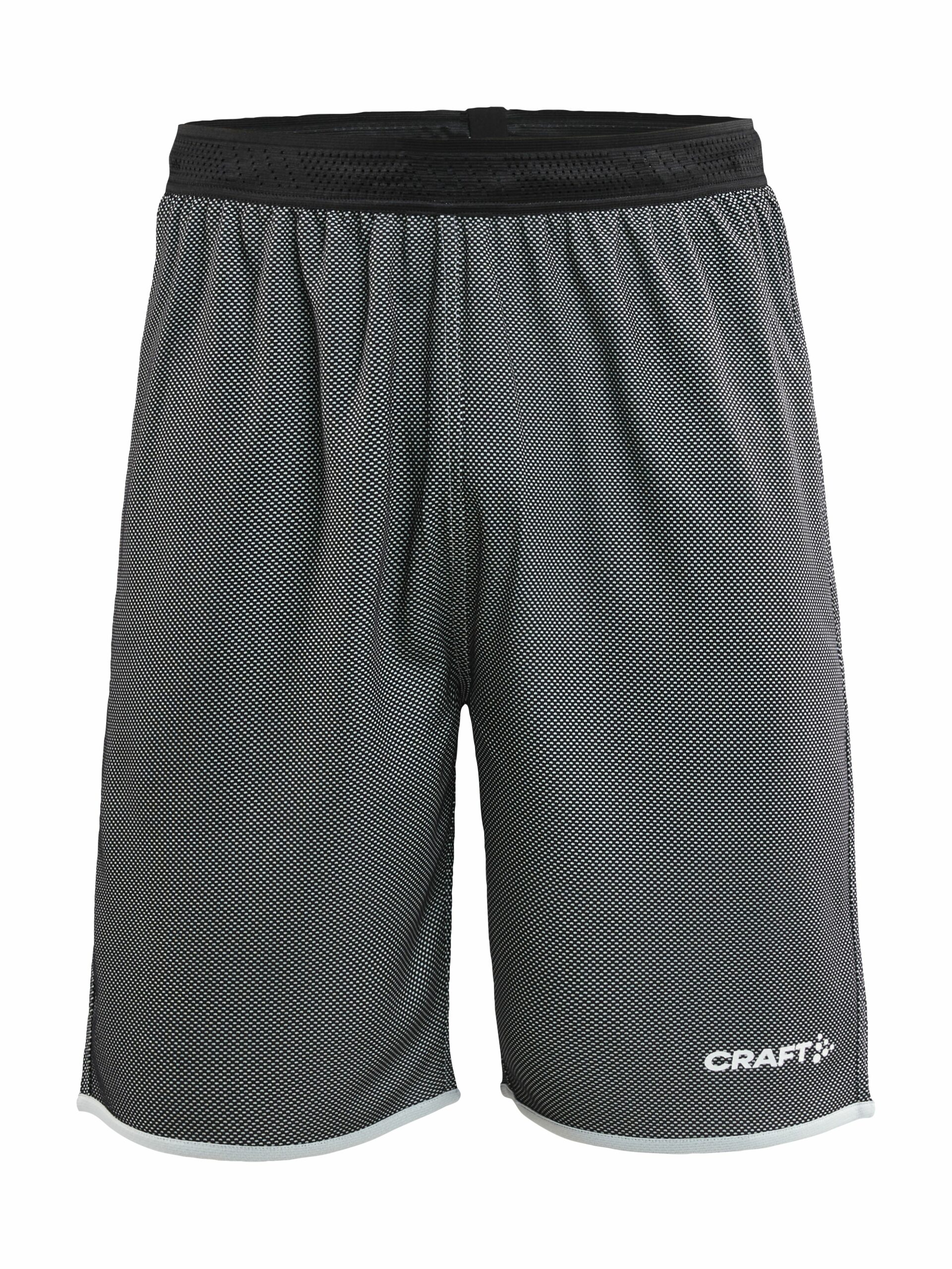Craft Progress Vendbare Basketshorts til Mænd - Sort/Hvid