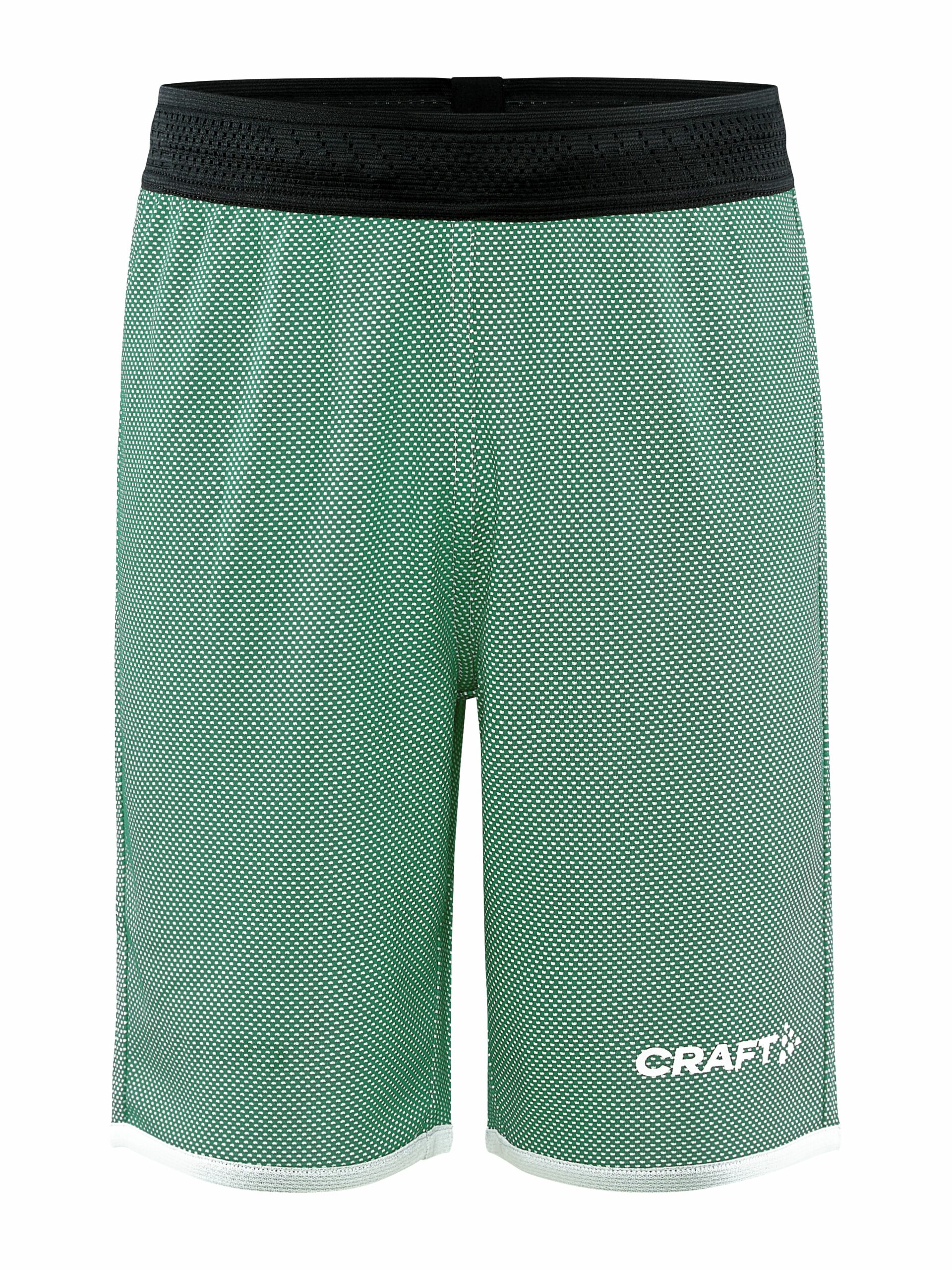 Craft Progress Vendbare Basketballshorts Jr - Team Green Hvid