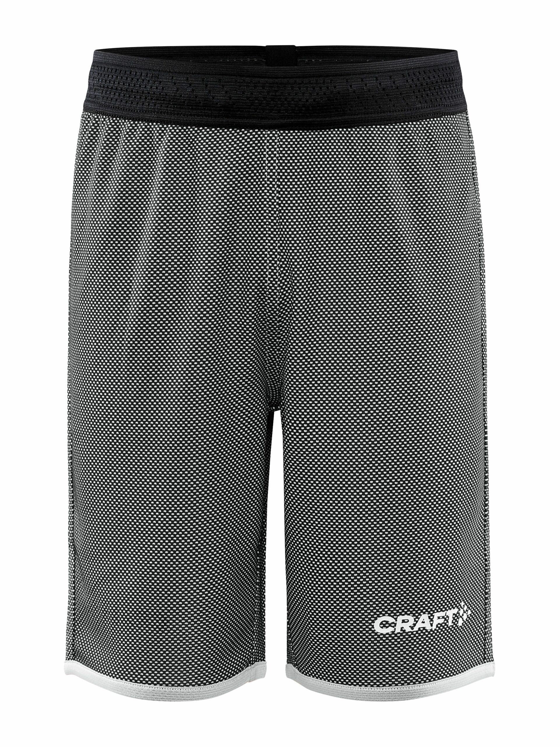 Craft Progress Vendbare Basketshorts Jr - Sort/Hvid