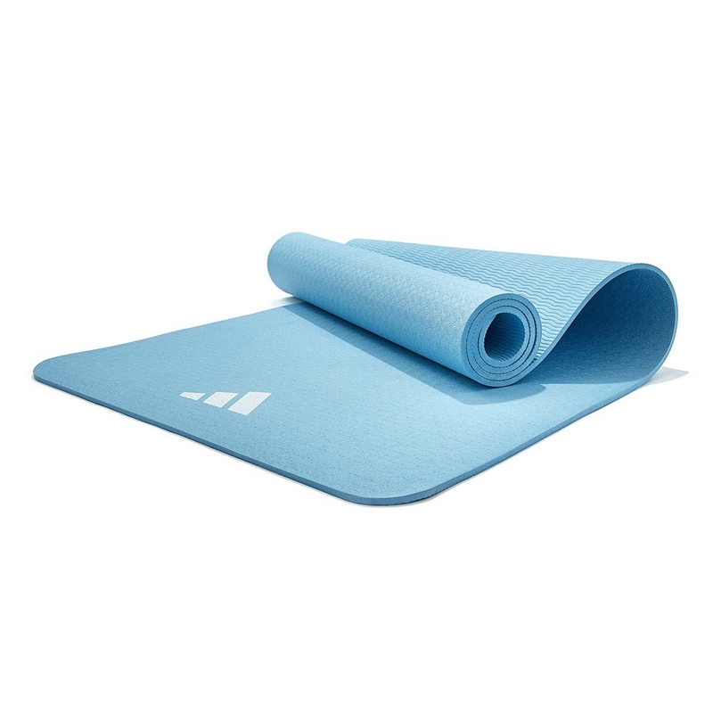Adidas 8 mm Yogamåtte - Lys Blå til Træning og Yoga