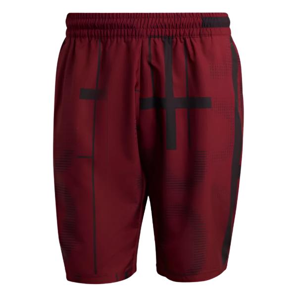 Adidas Club 3 Stripe Shorts  Mørkerød    S