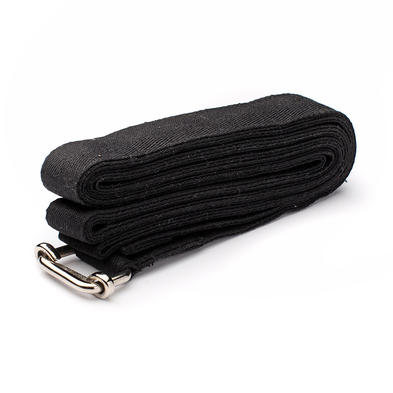 Asana økologisk Pune Yogabælte  Sort 250x2 7 Cm