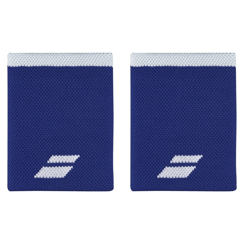 Babolat Logo Jumbo Wristbands  2 Pak  Blå