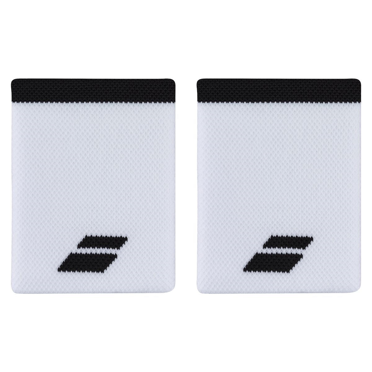 Babolat Logo Jumbo Wristbands  2 Pak  Hvid Sort