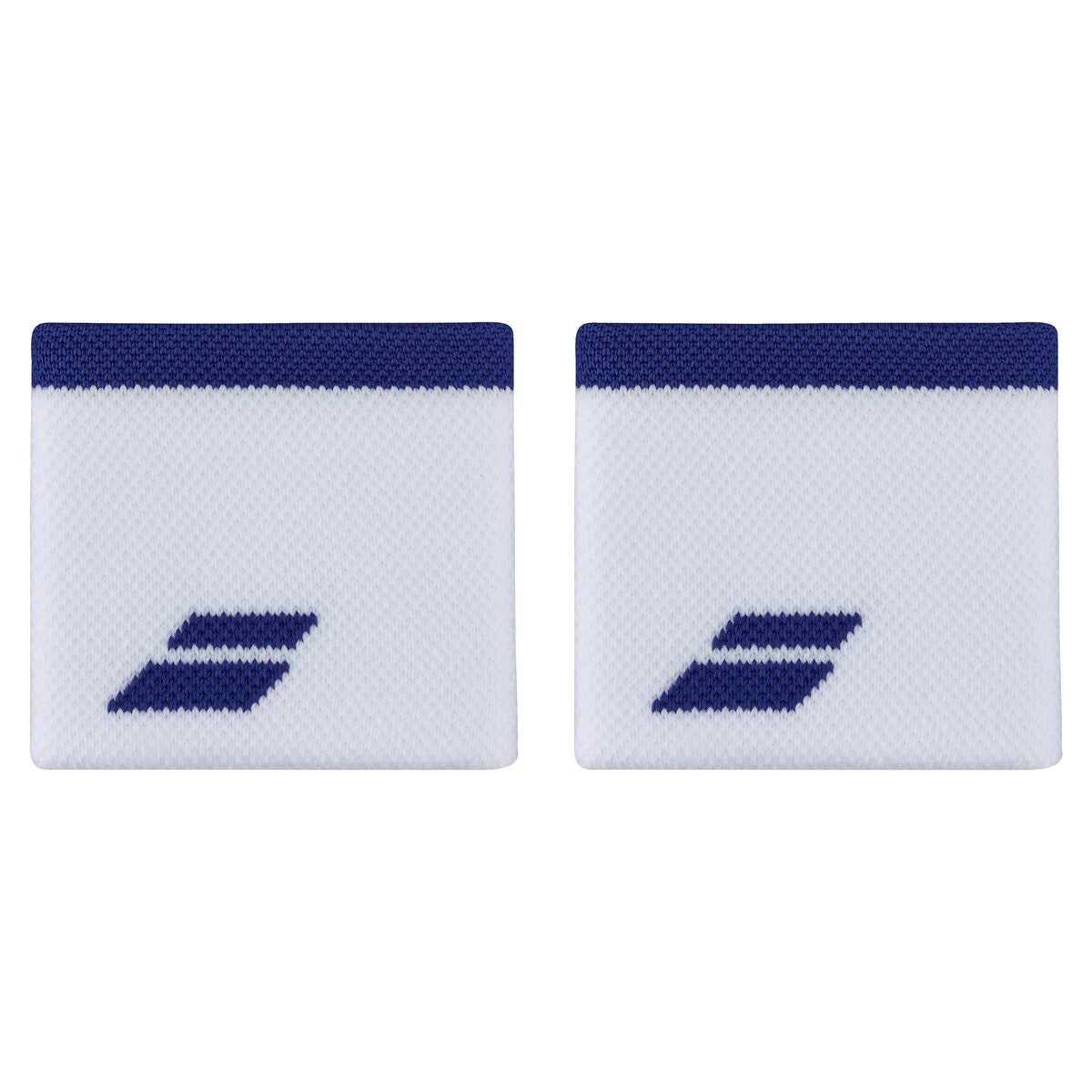 Babolat Logo Wristbands  2 Pak  Hvid Blå