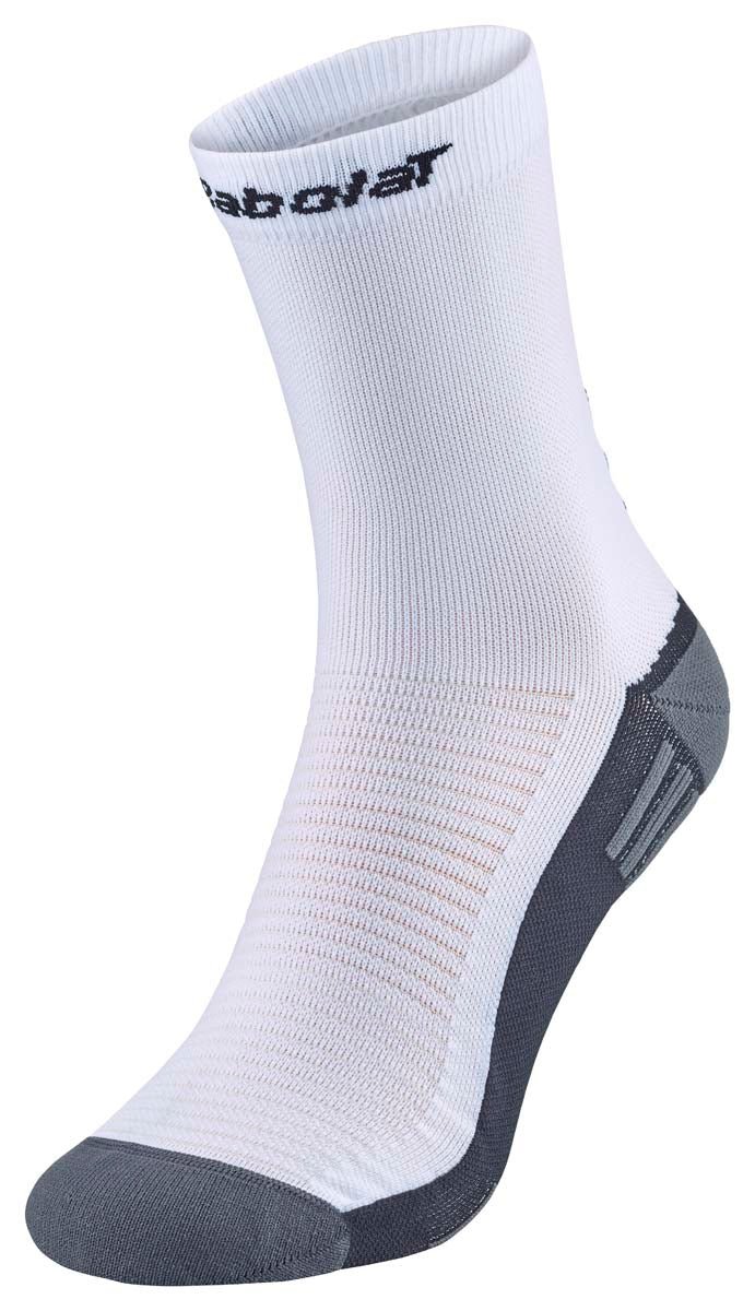 Babolat Padel Mid Calf Strømper  Hvid Sort    39 42