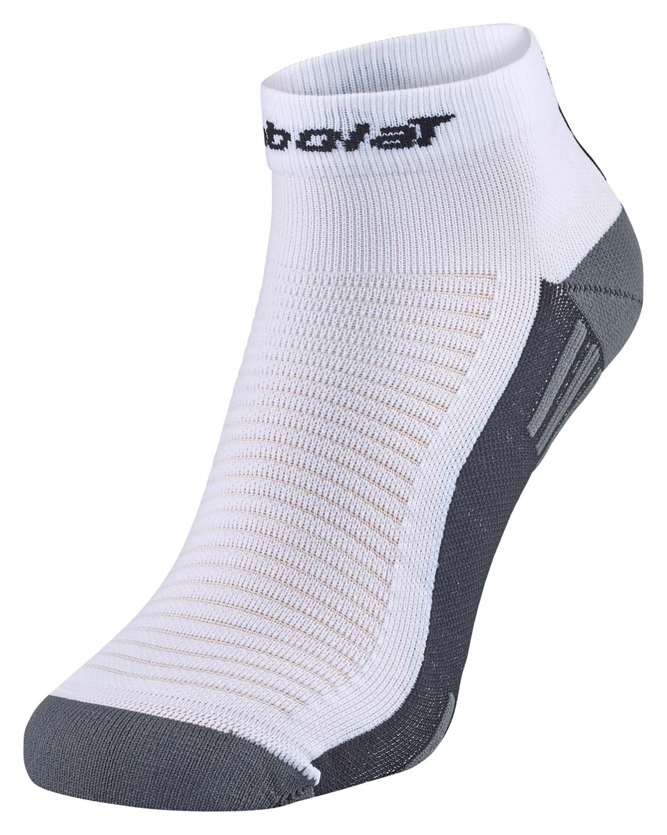 Babolat Padel Quarter Strømper  Hvid Sort    35 38