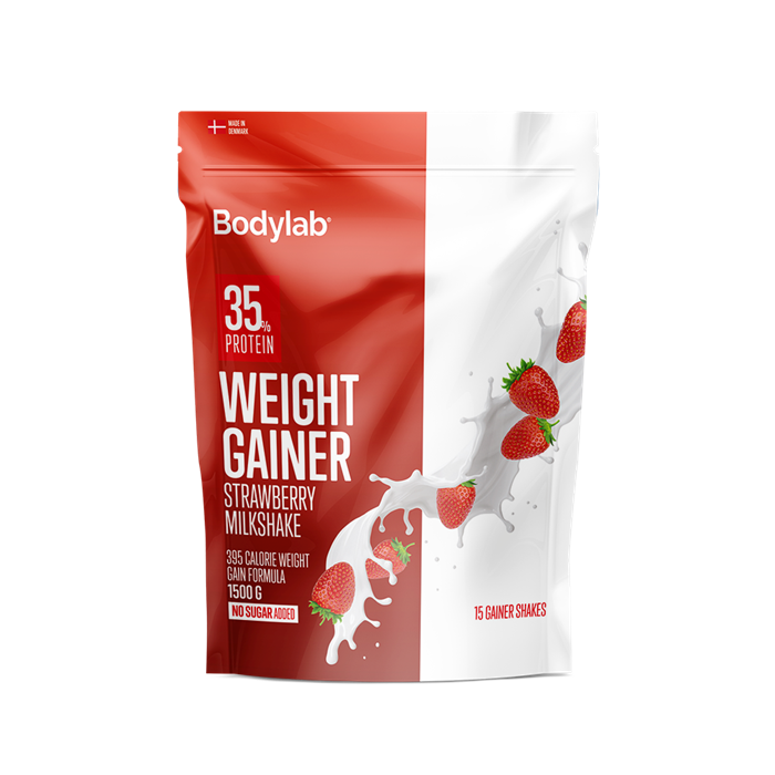 Bodylab Weight Gainer Jordbær Milkshake  1 5kg