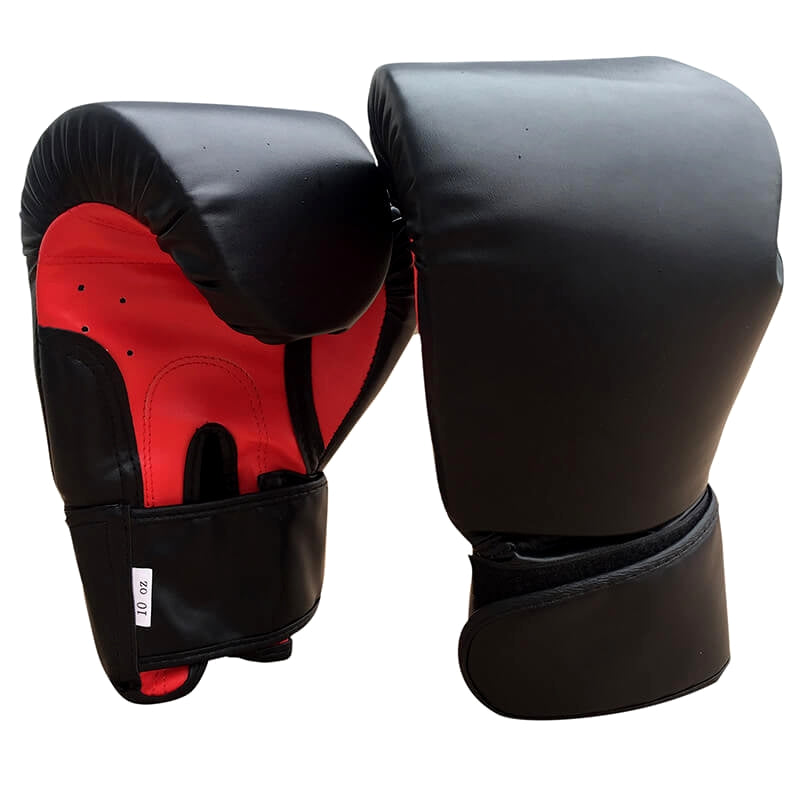 Boksehandsker Sort Rød  8 Oz   16 Oz