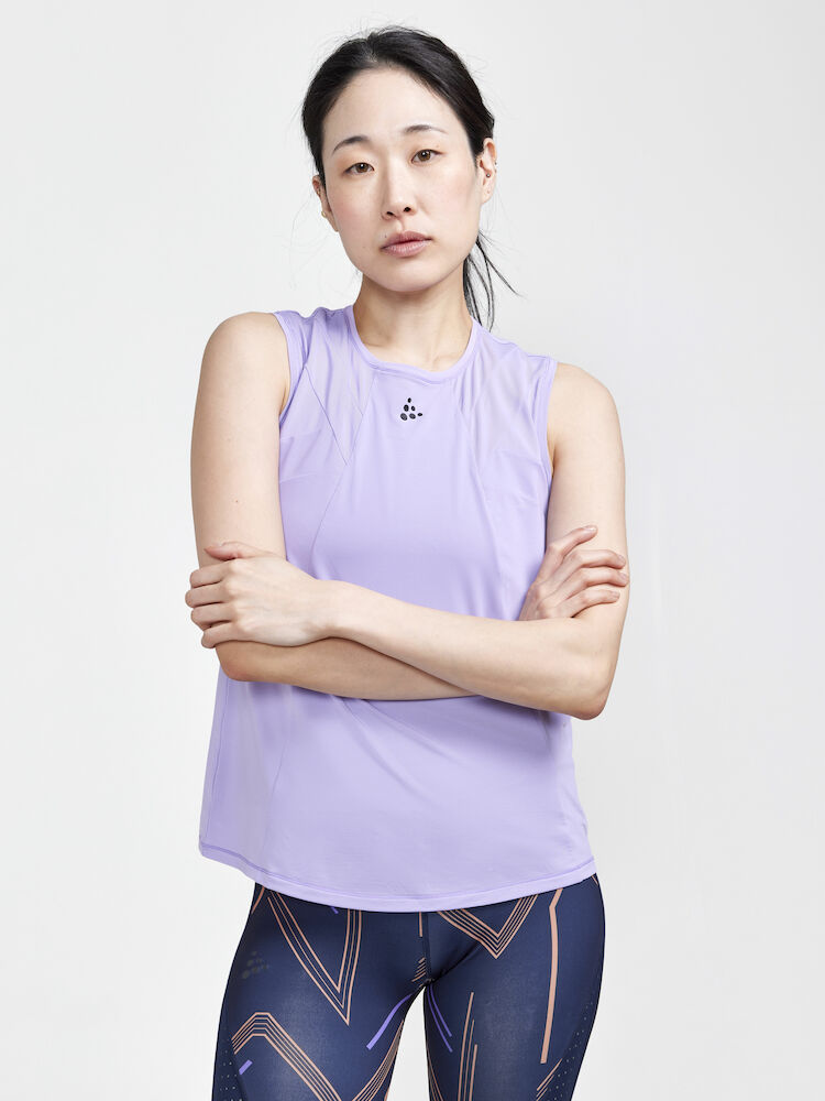 Craft Kvinder   Adv Hit Tank Top   Lavendar Xs