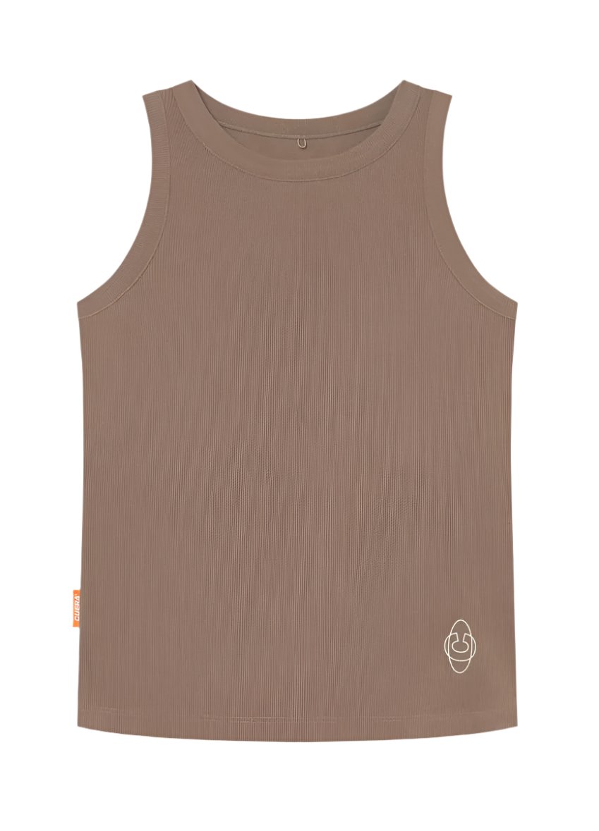 Cuera Active Rib Tank Top  Valnød    Xs