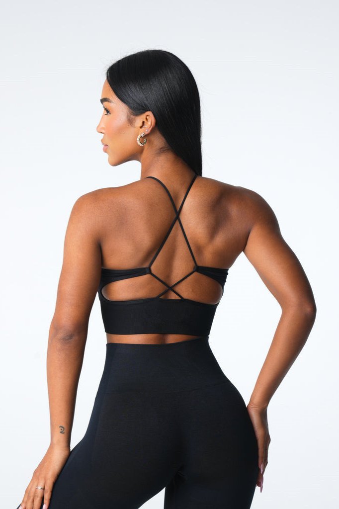Eclipse Crossback Top Black   Small   Black