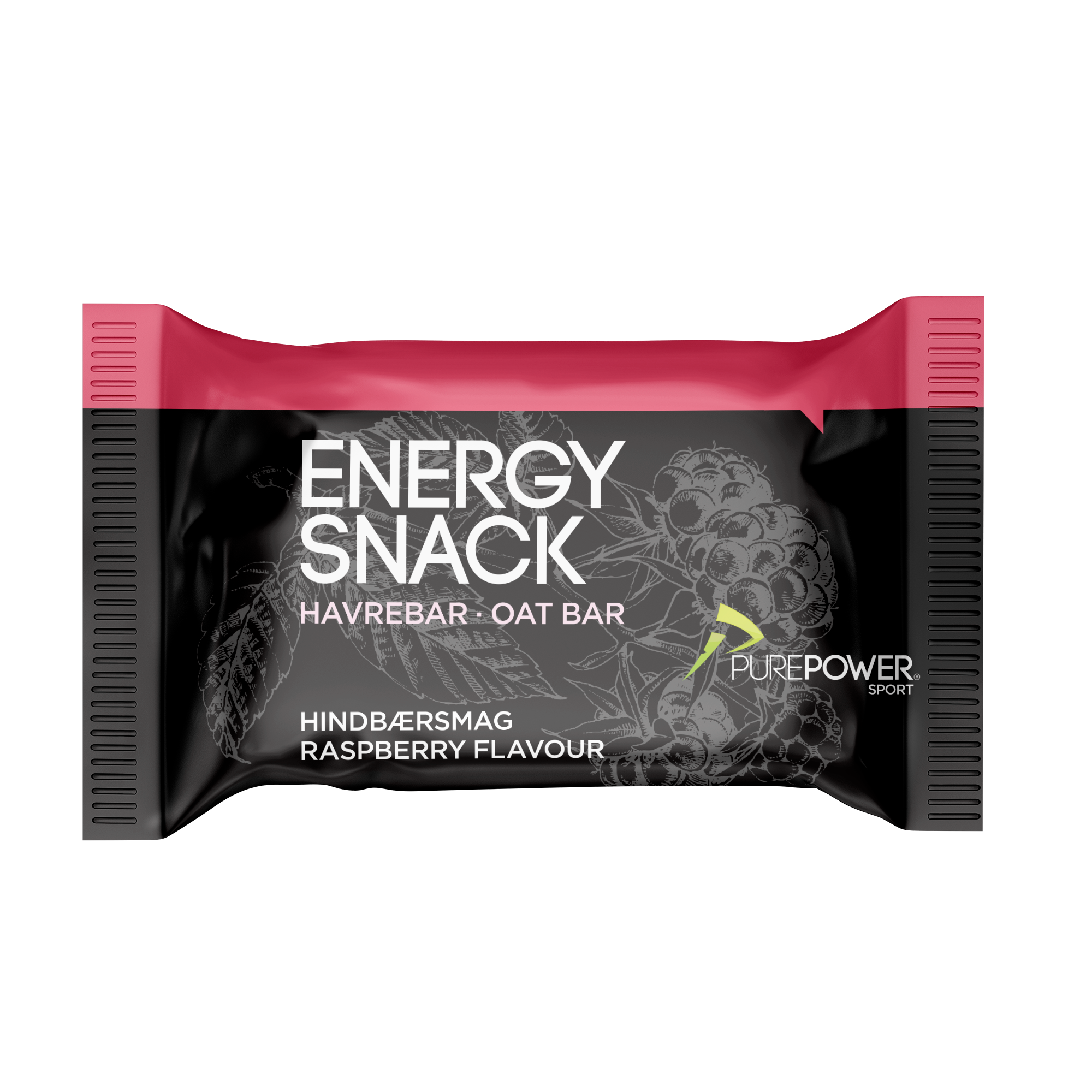 Energy Snack Hindbær 60 G