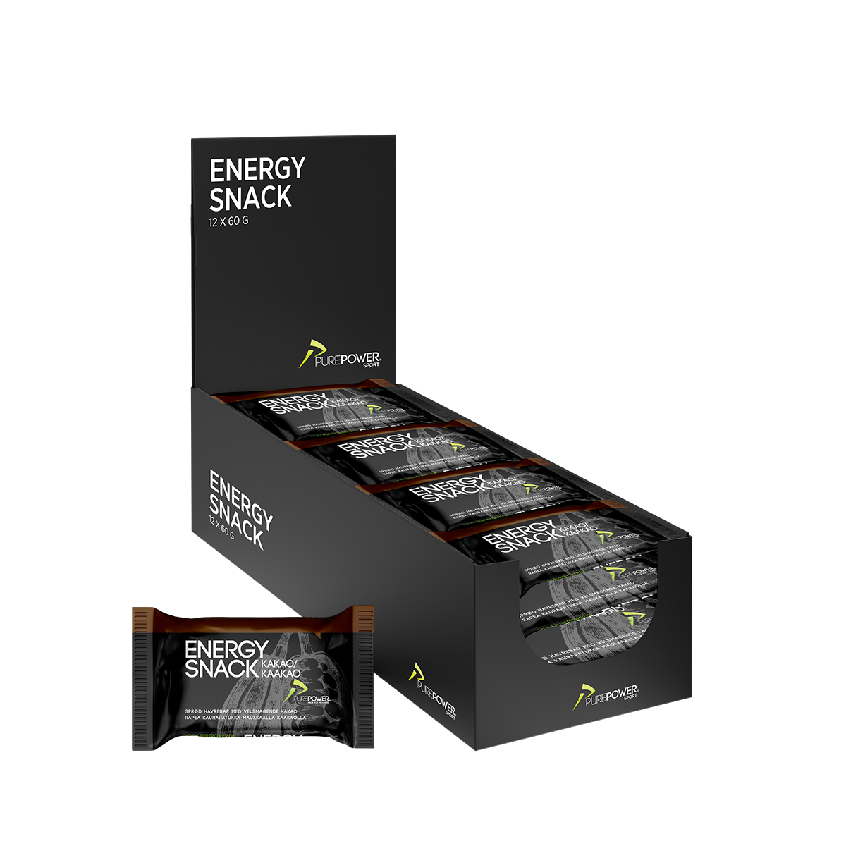 Energy Snack Kakao 12x60 G