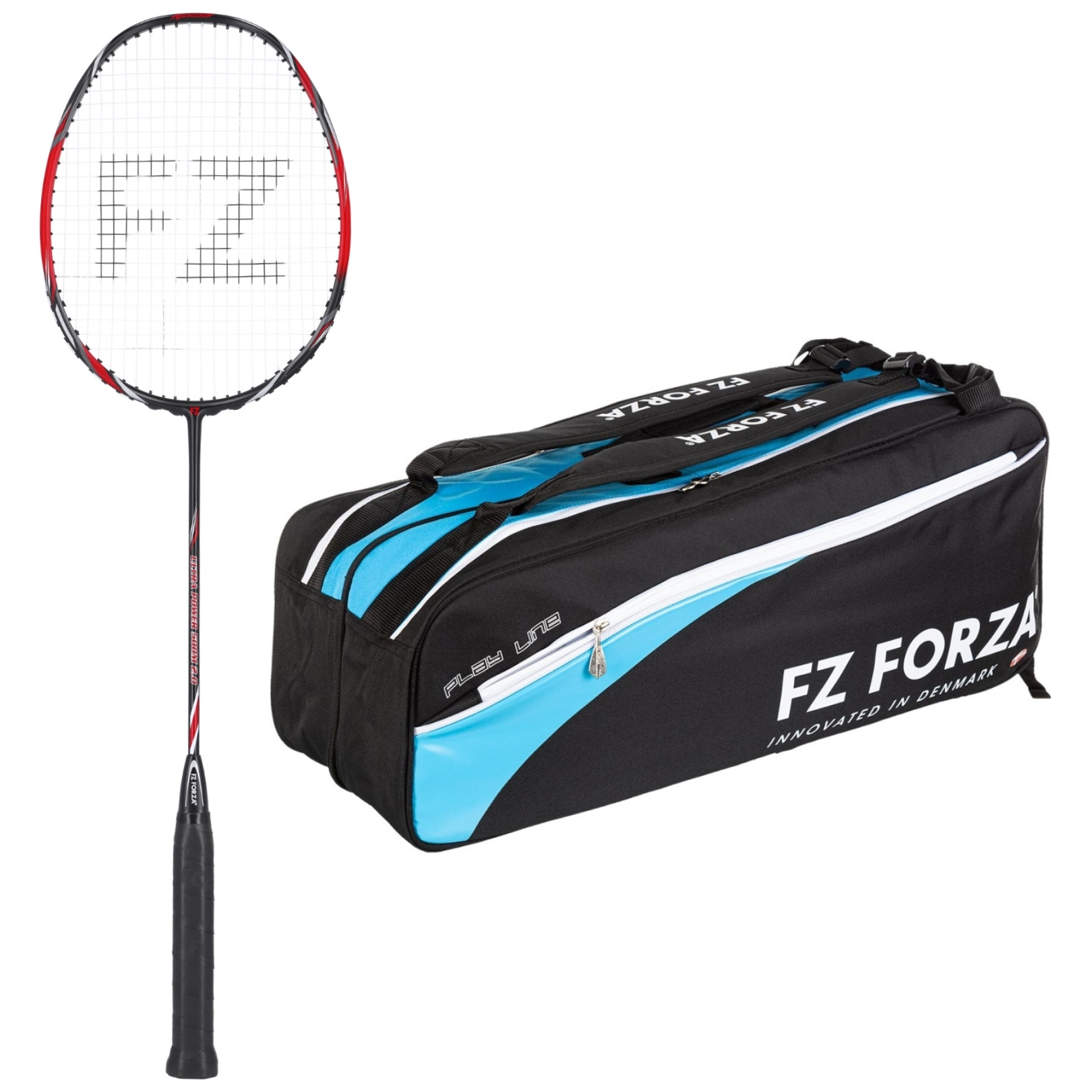 Forza Pakketilbud: Badmintonketcher og Racket Bag X6
