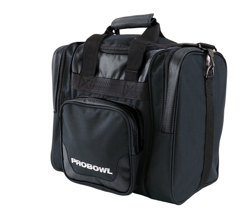 Probowl Deluxe Sort   Bowlingtaske Til 1 Kugle Og Sko