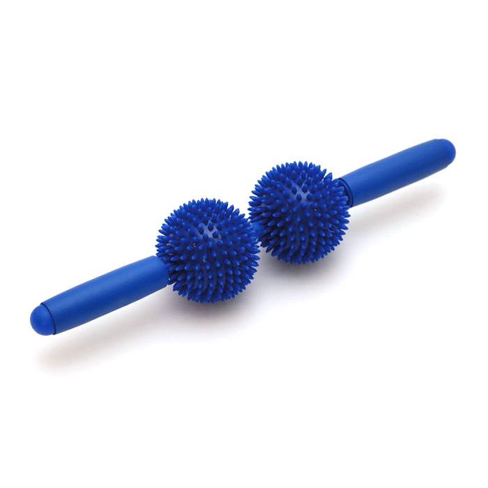 Spiky Twin Massage Roller  Blå