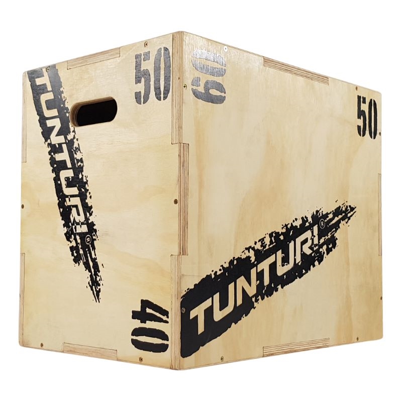 Tunturi Plyo Box Træ   40 50 60cm
