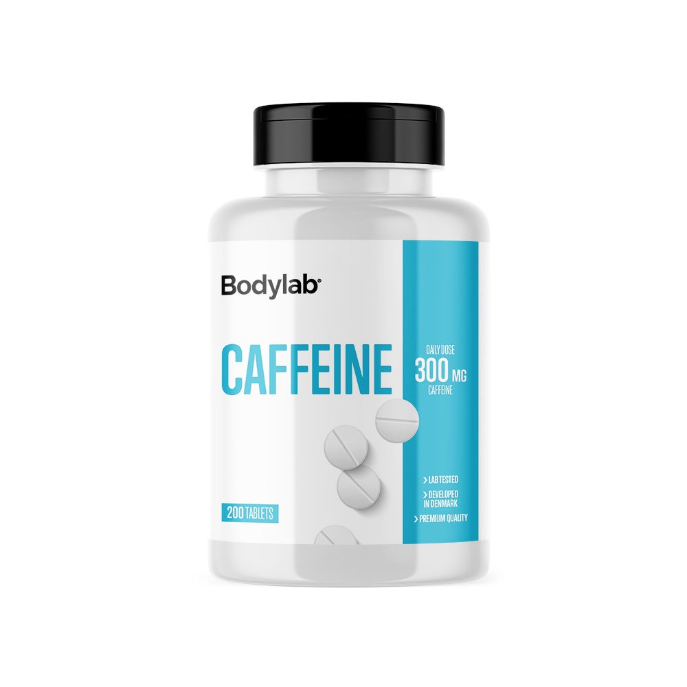 Bodylab Koffeinpiller 200 stk - Energi til træning